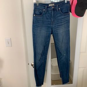 Madewell 10” high rise skinny jean